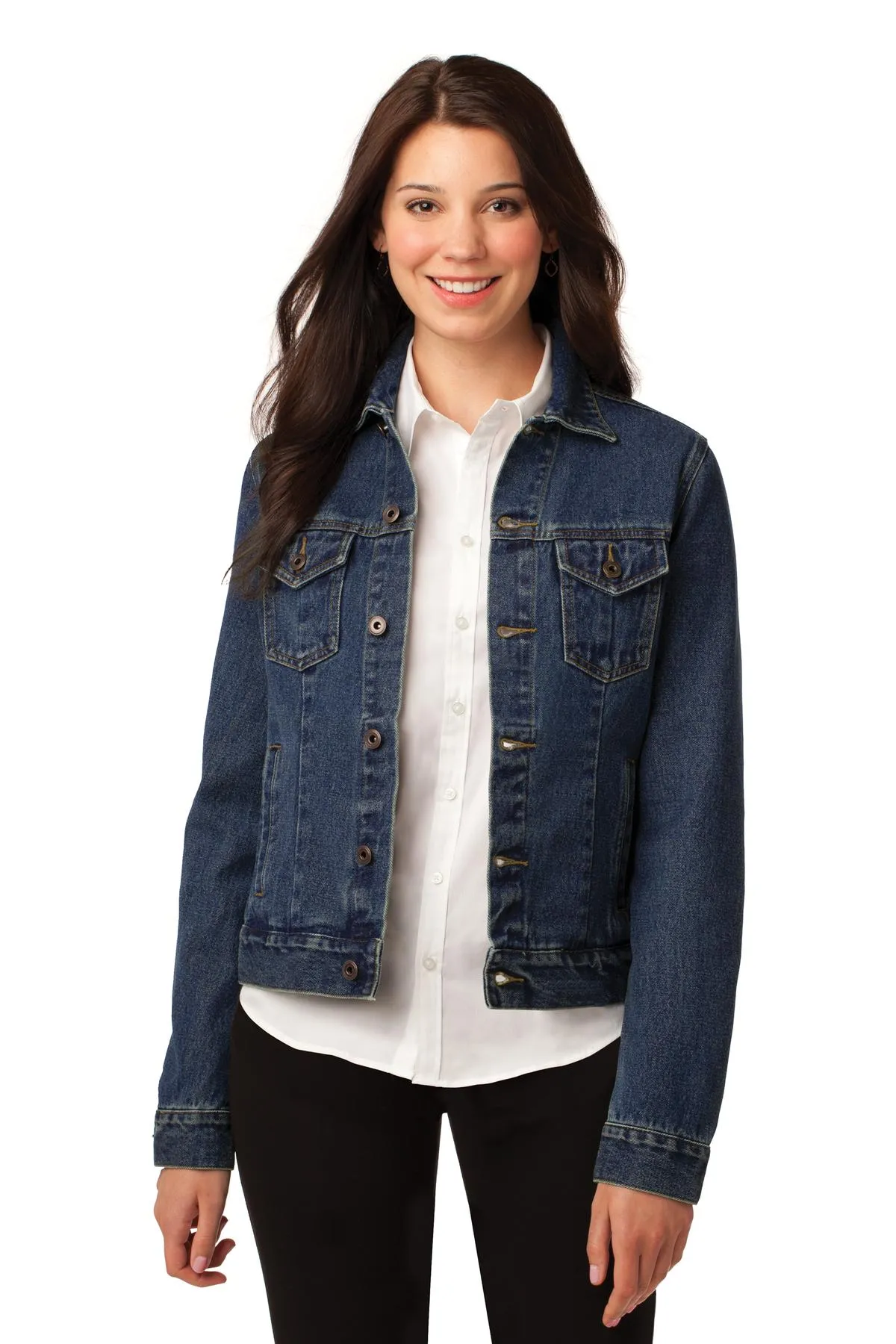 L7620 Port Authority® Ladies Denim Jacket SKU: L7620