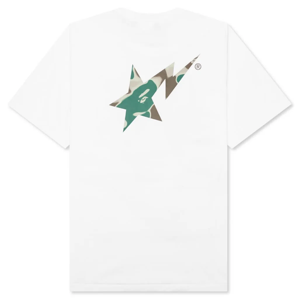 Liquid Camo Bape Sta Logo Tee - White