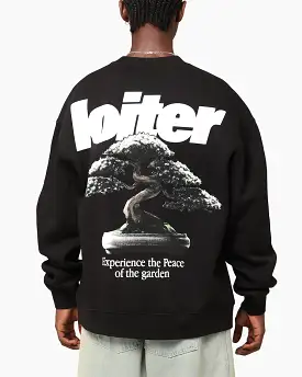 Loiter Bonsai Crewneck Black