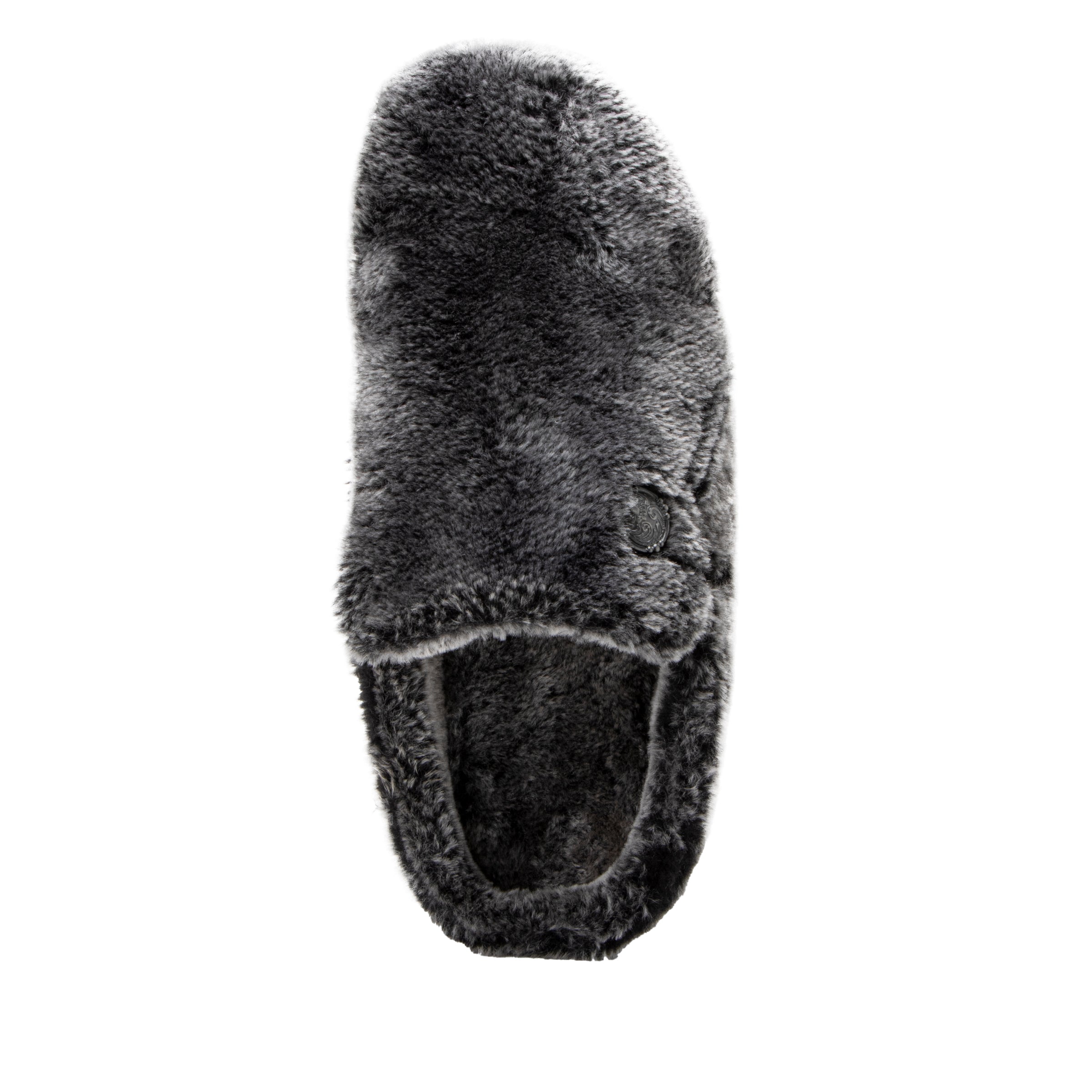 Loungeree Frosty Black Slipper