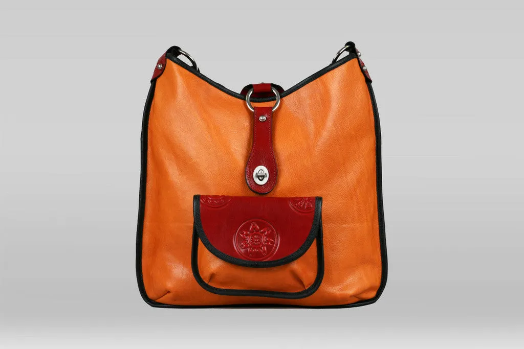 Madrid Bag - Marigold/Red Mandala