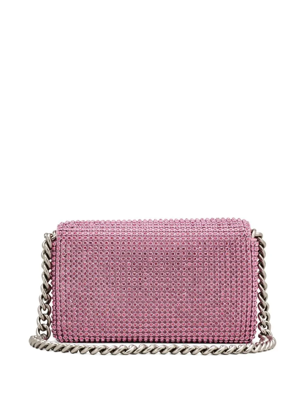 Marc Jacobs The Rhinestone J Marc Mini Shoulder Bag in Petal Pink