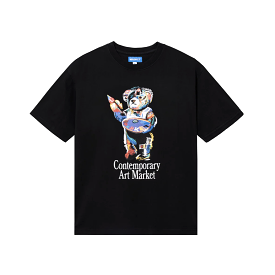 Market Art Market Bear T-Shirt (Black)