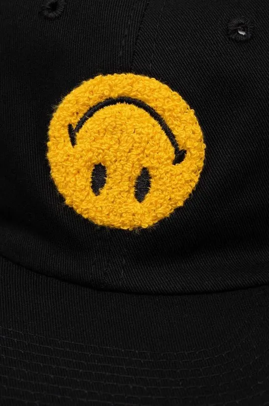 Market cotton baseball cap x Smiley black color