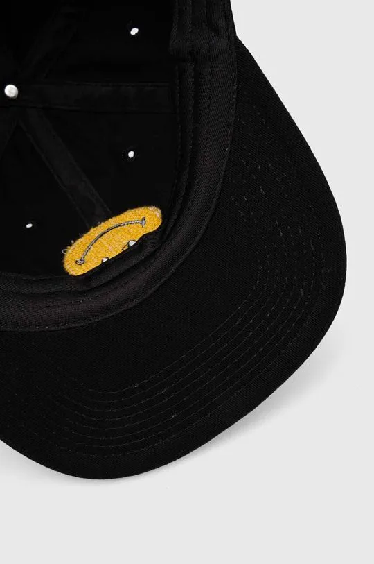 Market cotton baseball cap x Smiley black color