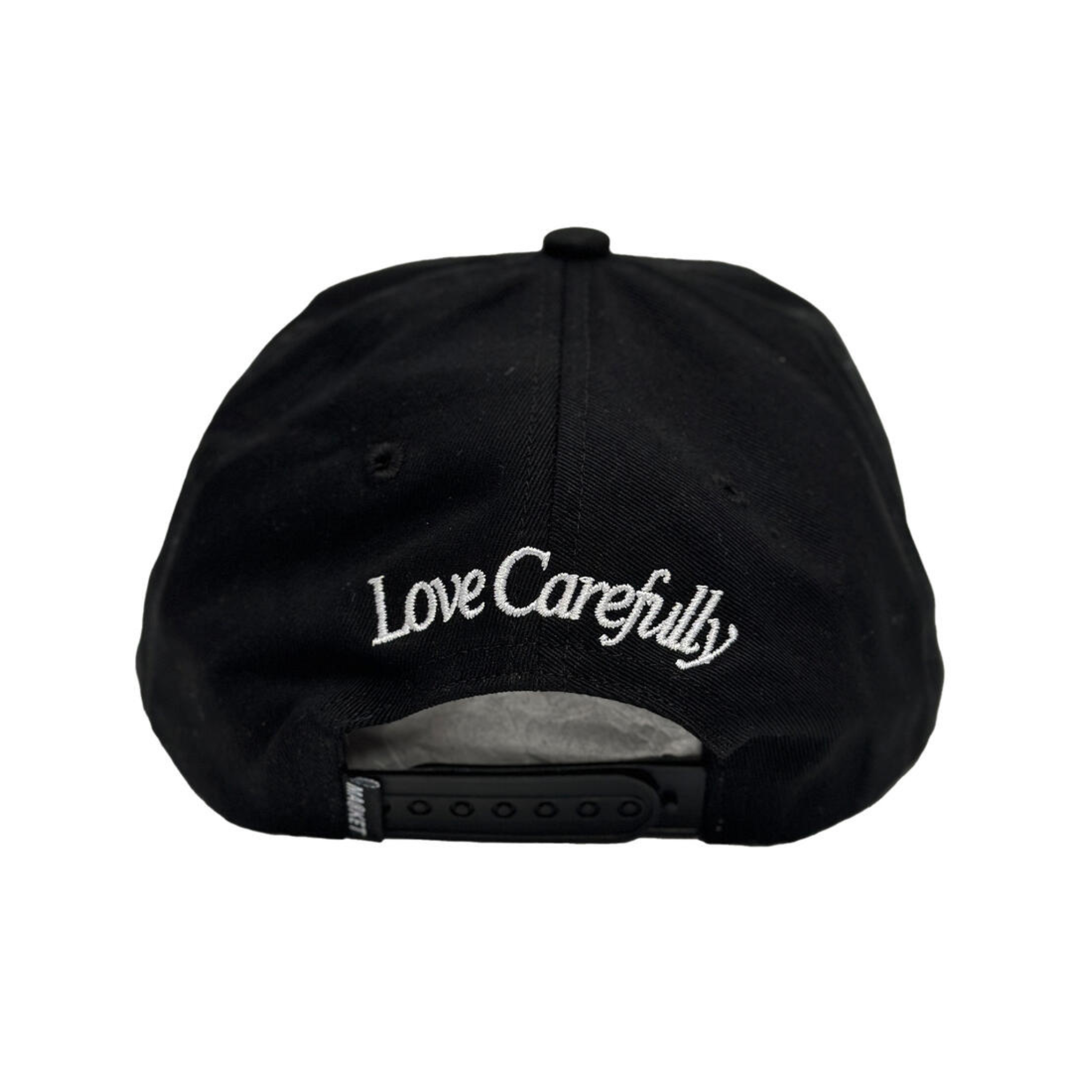 Market Fragile 6 Panel Hat (Black)