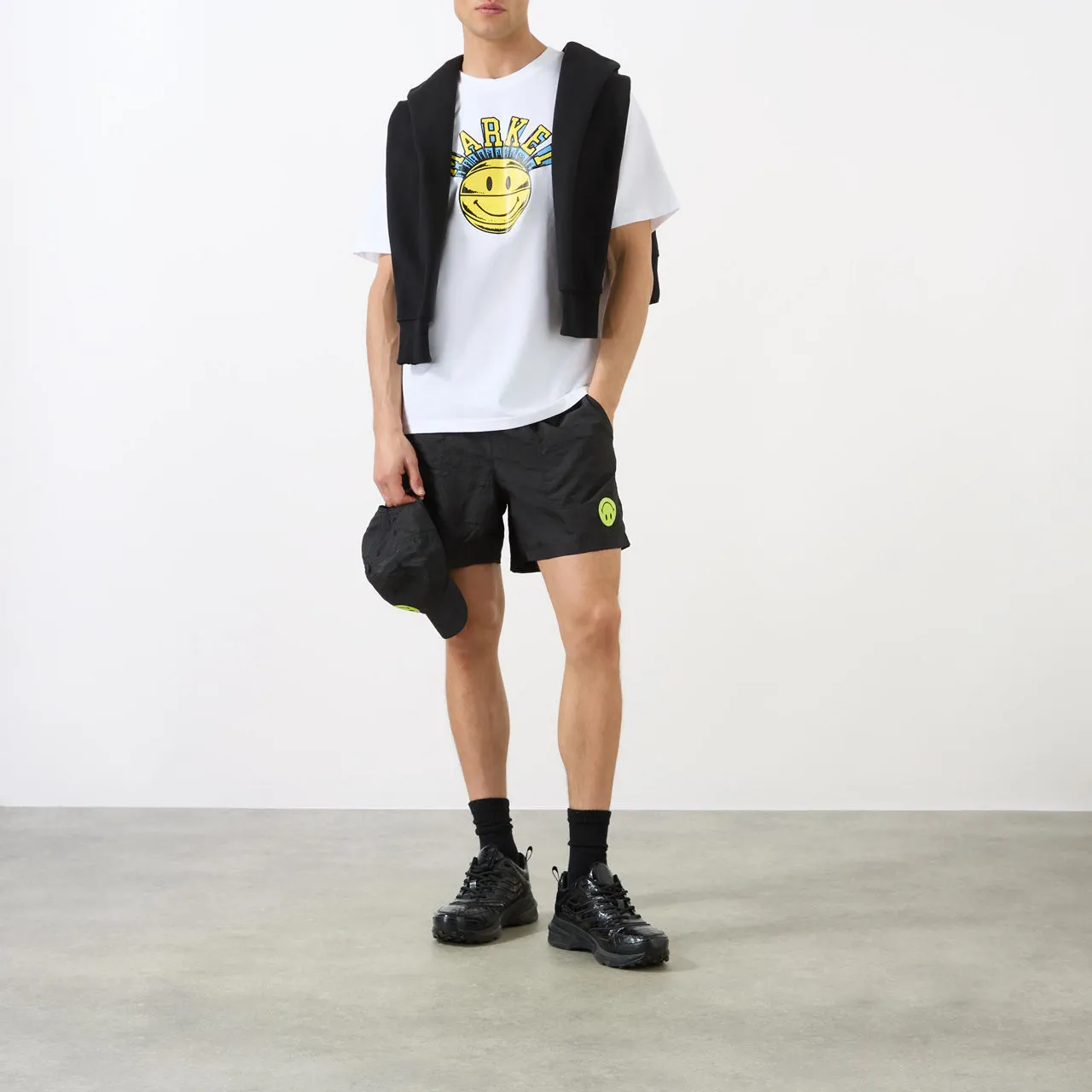 MARKET Smiley Grand Slam Shorts - Black