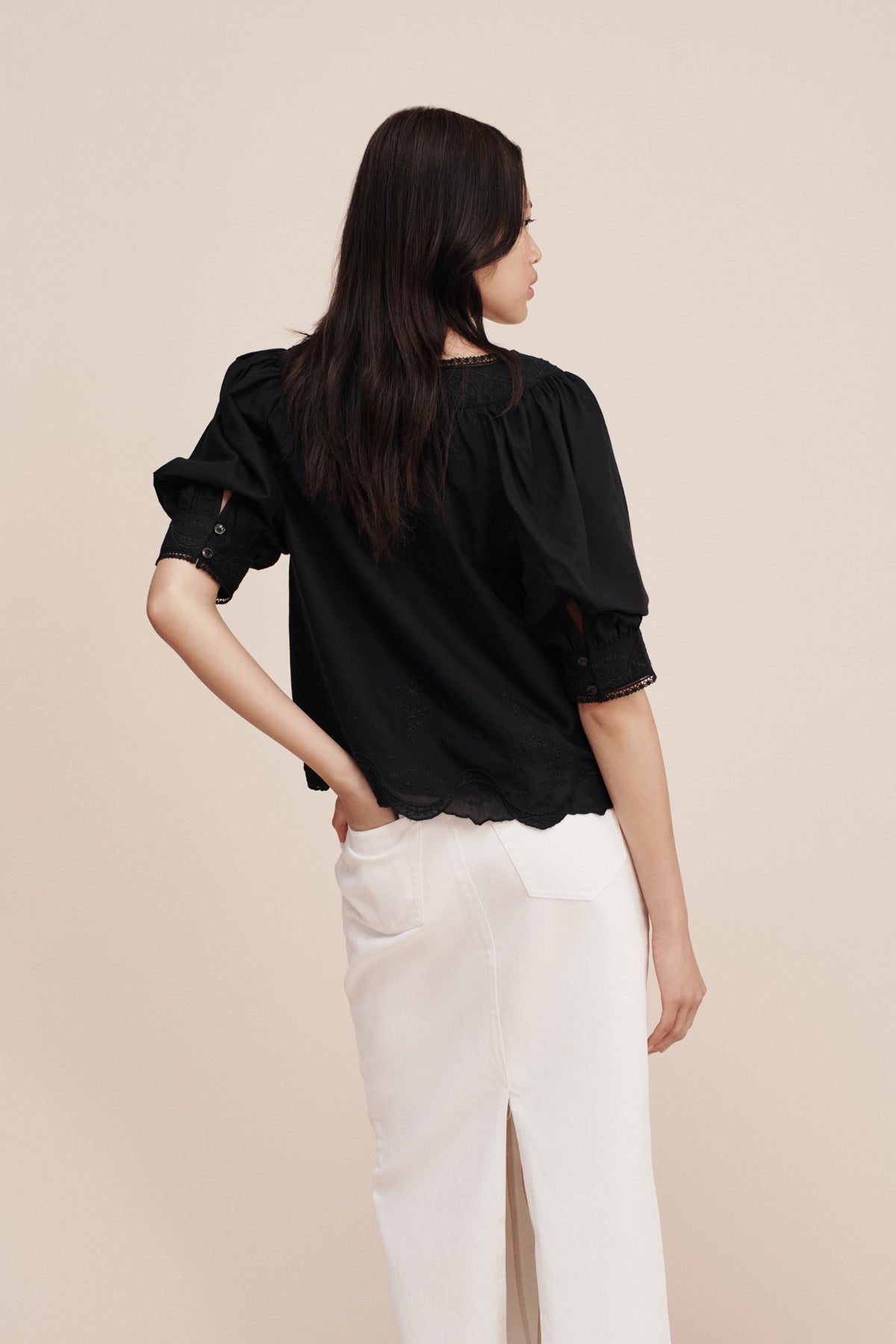 MYLAH TOP - BLACK