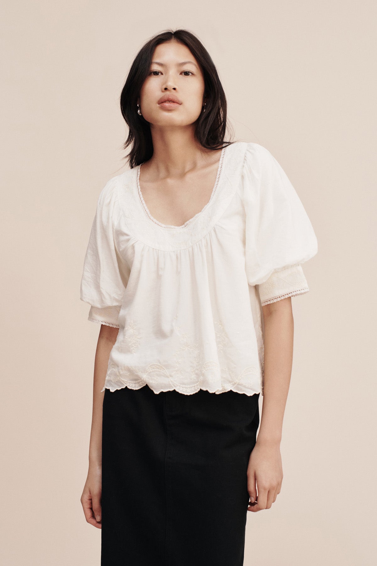 MYLAH TOP - CREAM