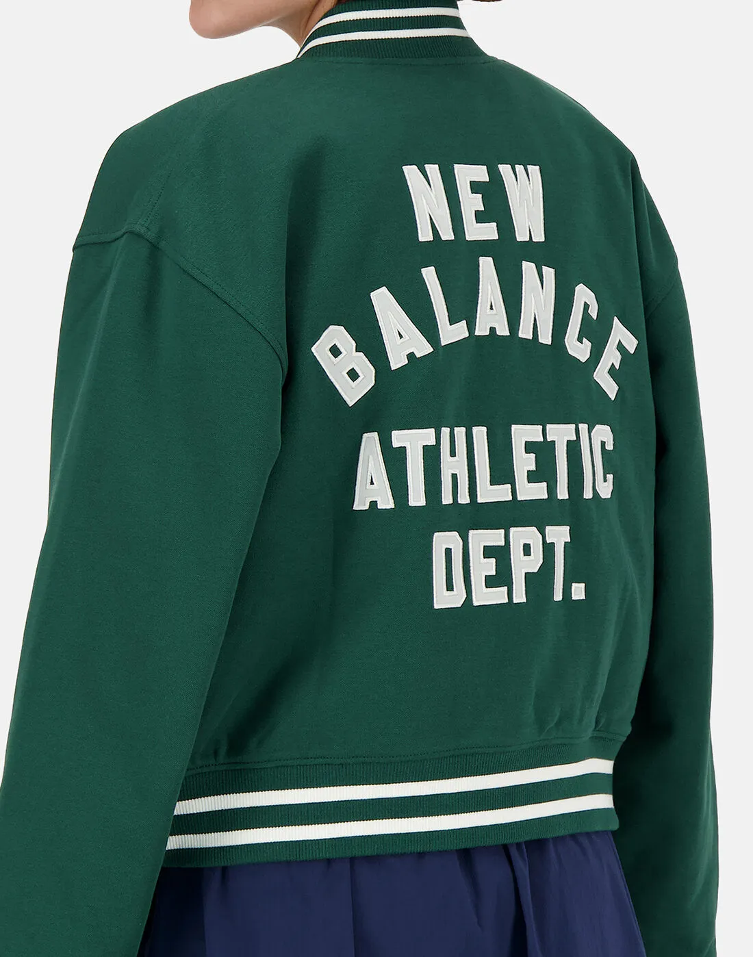 New Balance Womens Sportswear Greatest Hits Varsity Jacket