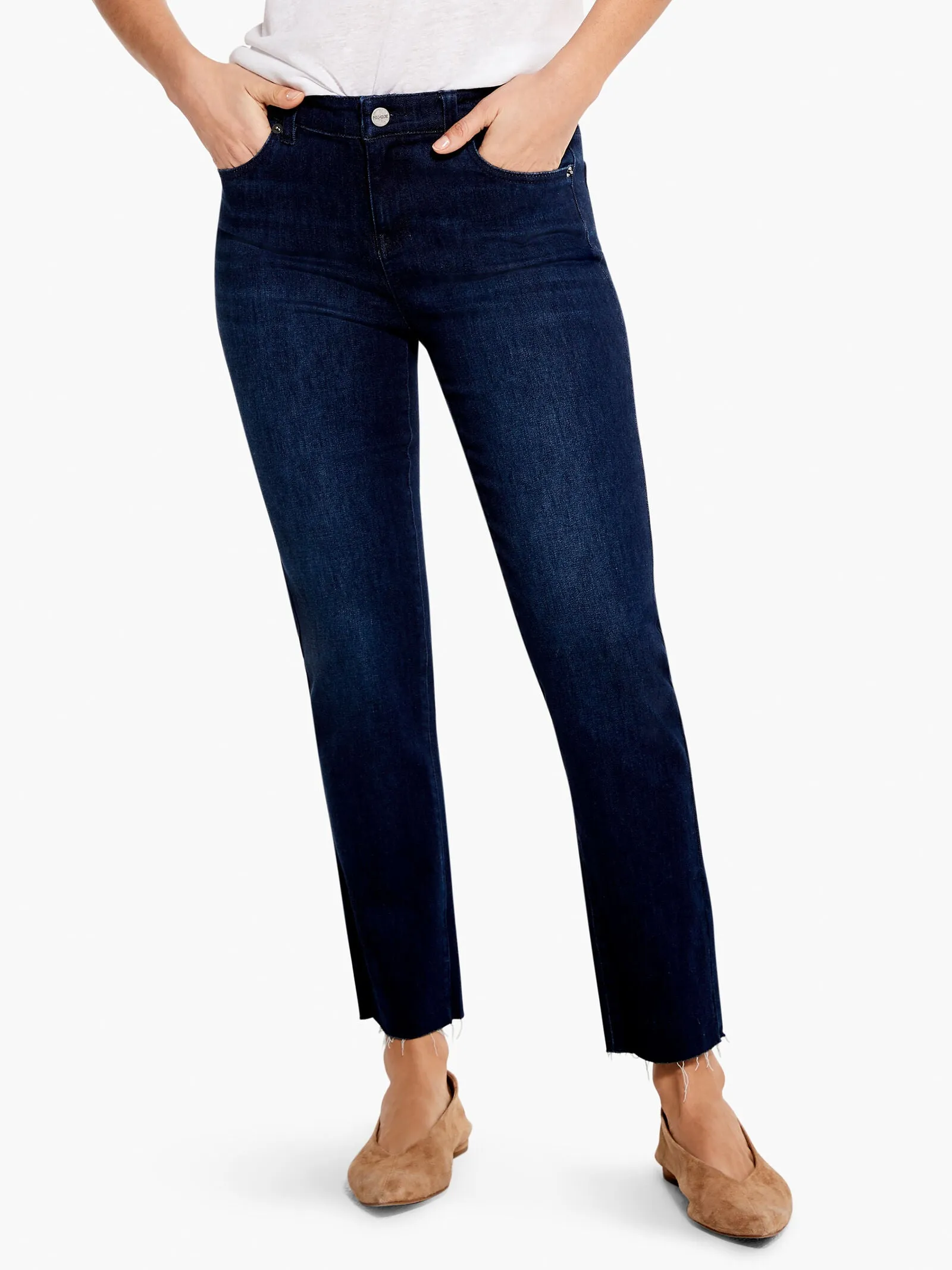 Nic + Zoe 28 Mid Rise Straight Ankle Jeans