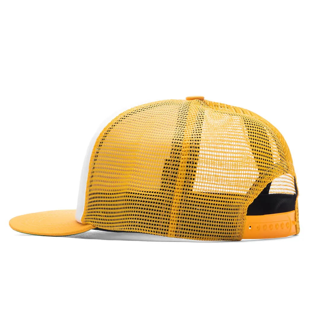 Paradise Valley Twill Trucker Hat - Mustard