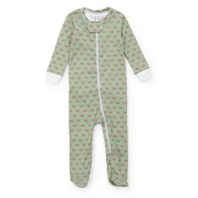 Parker Boys' Zipper Pajama - Football