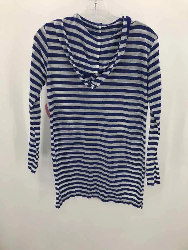 Pre-Owned Lilly Pulitzer Blue Size XS Stripe Coverup