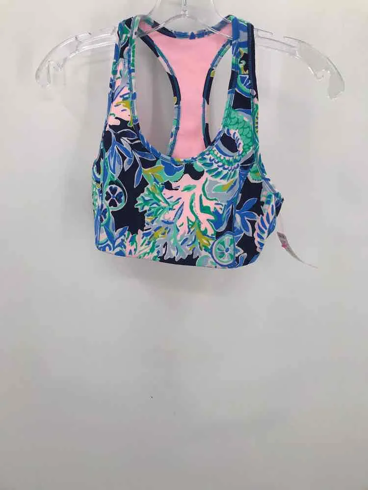 Pre-Owned Lilly Pulitzer Luxletic Navy Size Small Athletic Bra