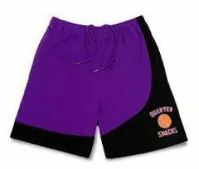 Quarter Snacks House Shorts - Black/Purple