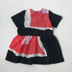 Roksanda Ilincic Black, White And Red Silk Dress: 2 Years