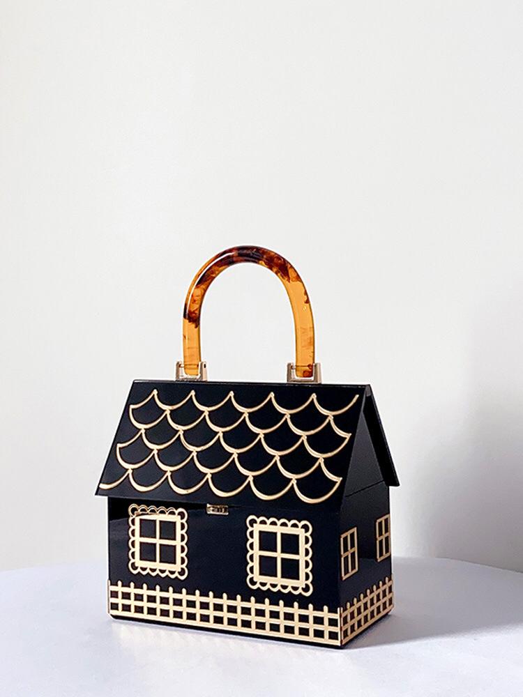 S2246 - BLACK HOUSE PURSE