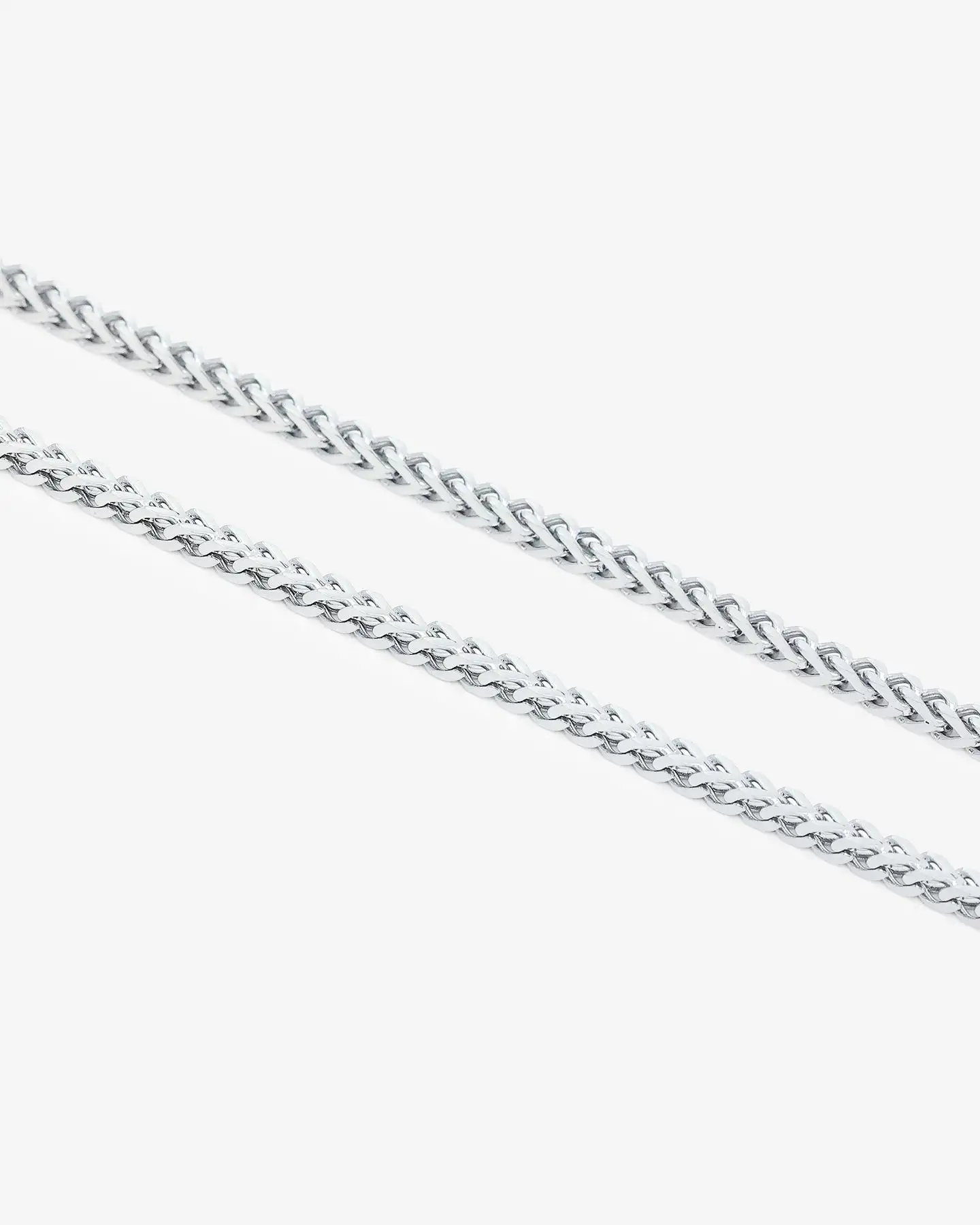 Saint Morta 2.5mm Franco Chain White Gold