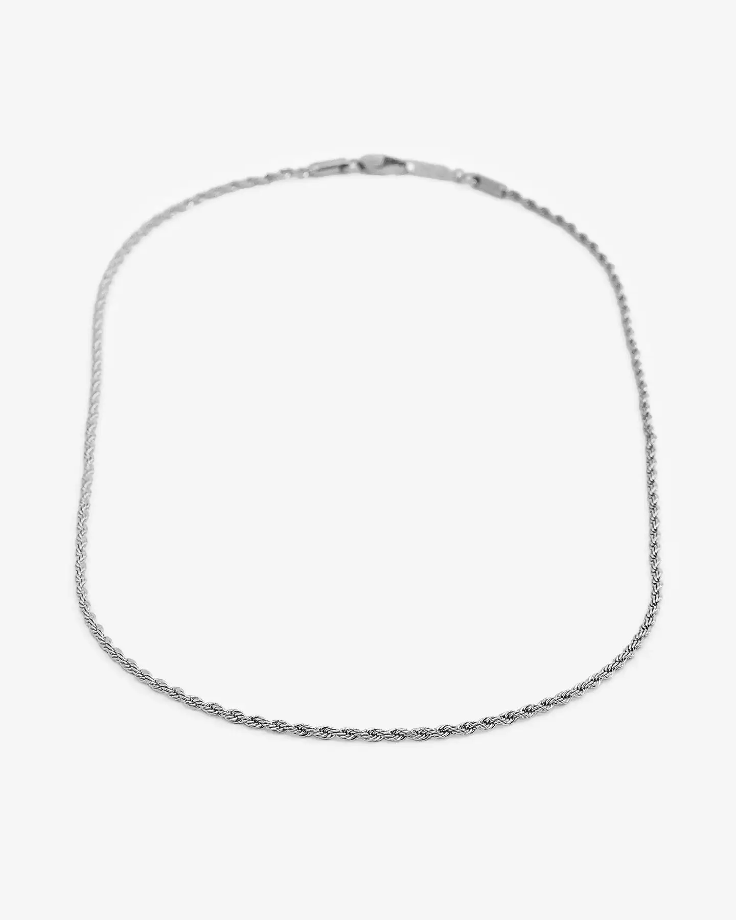 Saint Morta 2mm Rope Chain White Gold