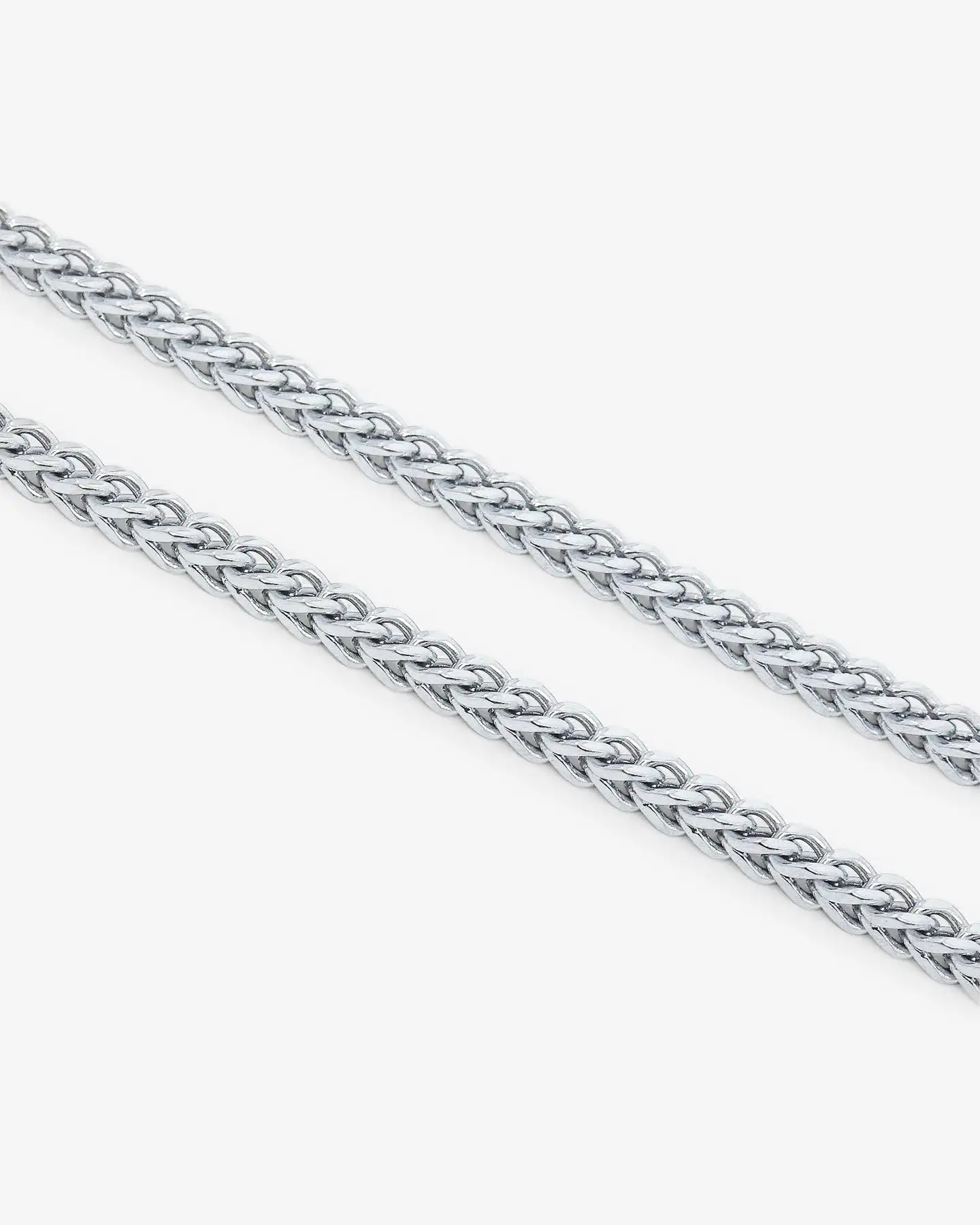 Saint Morta 4mm Franco Chain White Gold