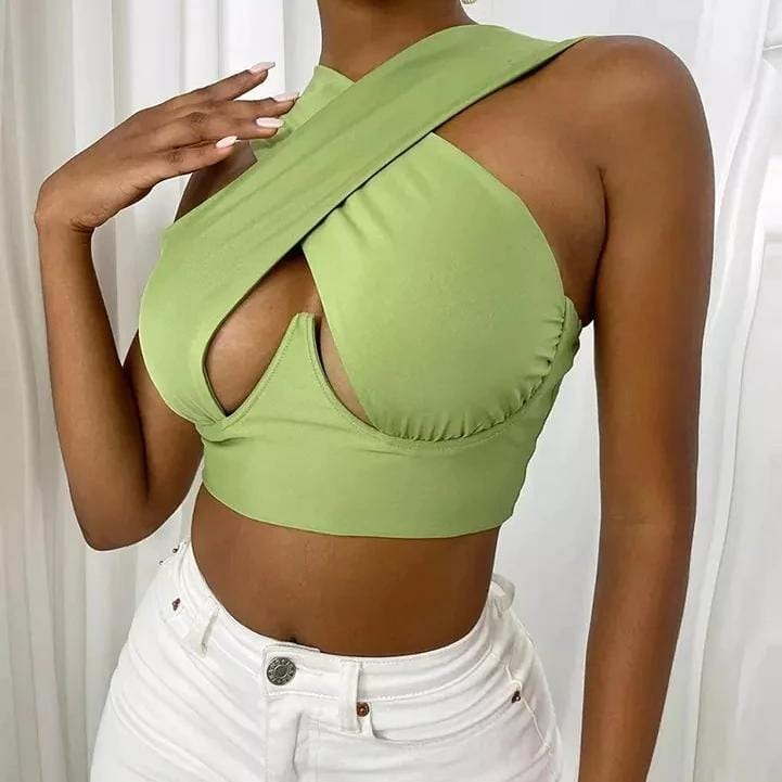 Sexy Cross Crop Top