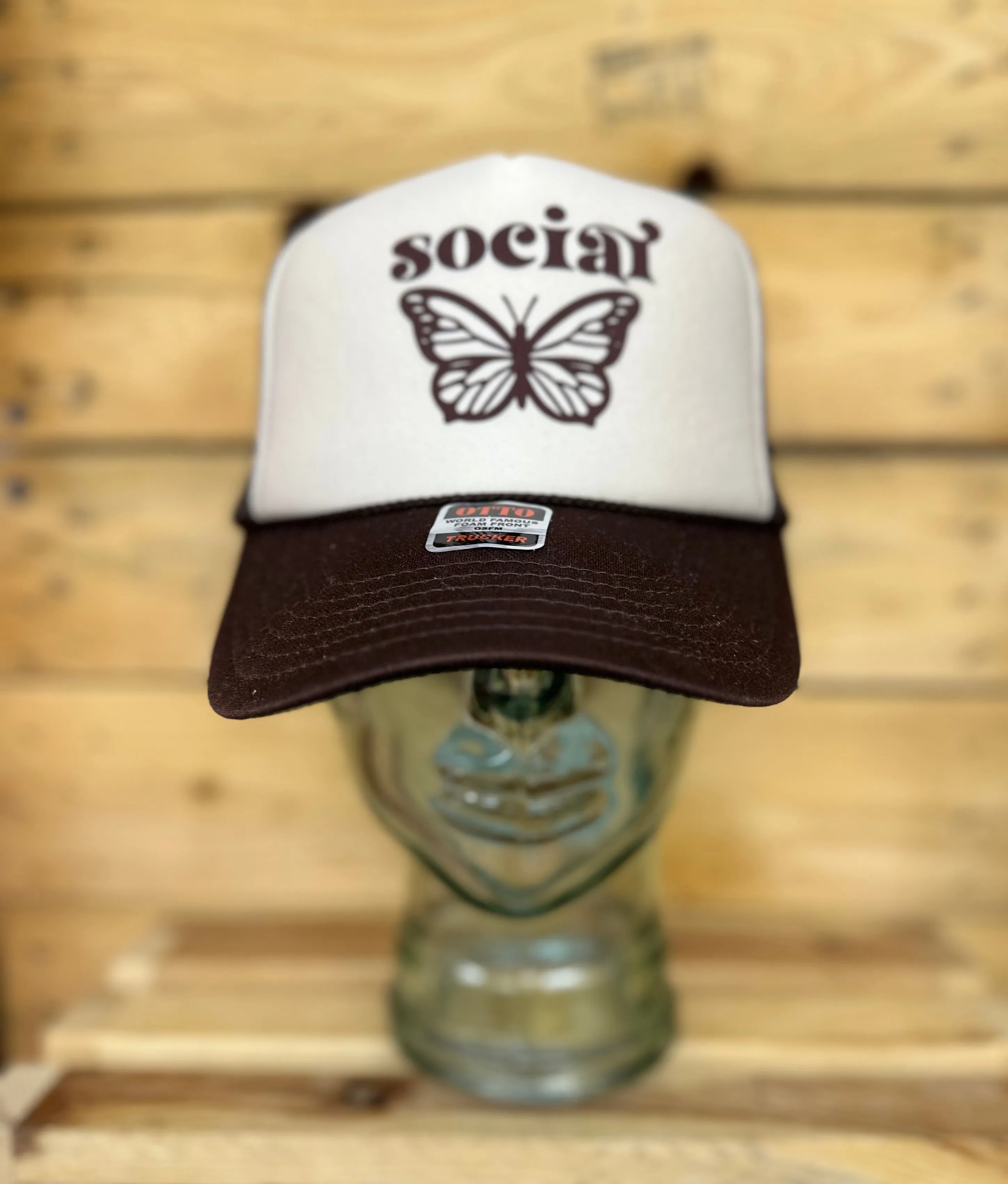 Social Butterfly Trucker Hat