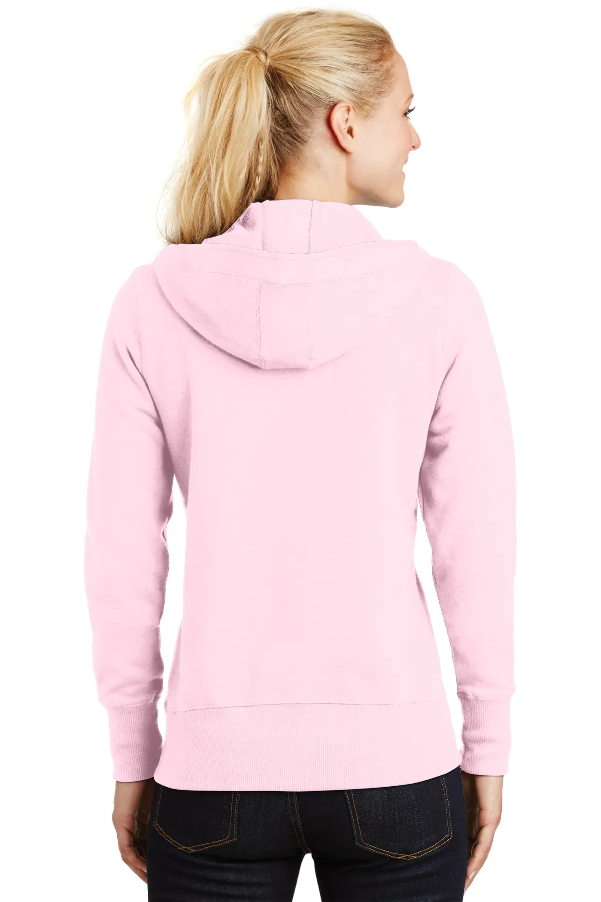 Sport Tek Ladies Full Zip Hooded Fleece Jacket L265 SKU: L265