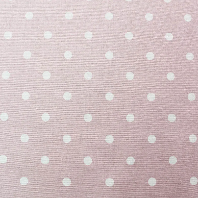 Spots Home Furnishing Fabric - Pale Blush Pink