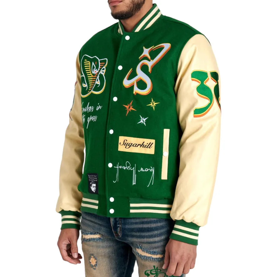 SUGARHILL: Serpent Varsity Jacket