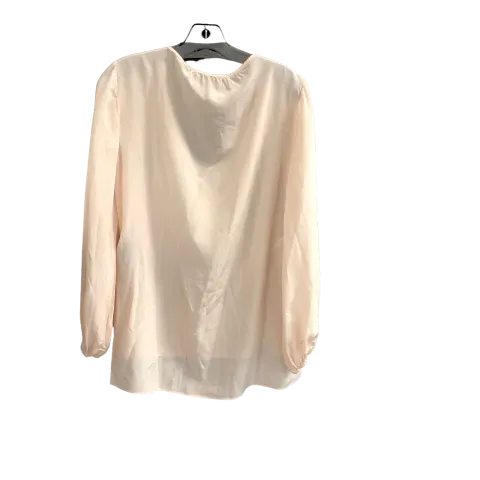 Top Long Sleeve By Bcbgmaxazria In Pink, Size: Xs