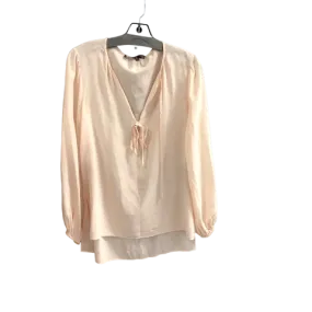 Top Long Sleeve By Bcbgmaxazria In Pink, Size: Xs