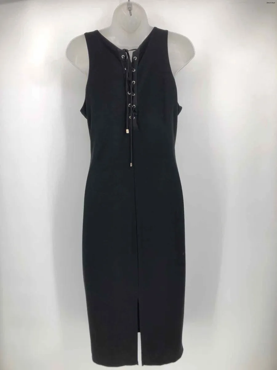 WHITE HOUSE BLACK MARKET Black Lace up Sleeveless NEW! Size MEDIUM (M) Dress