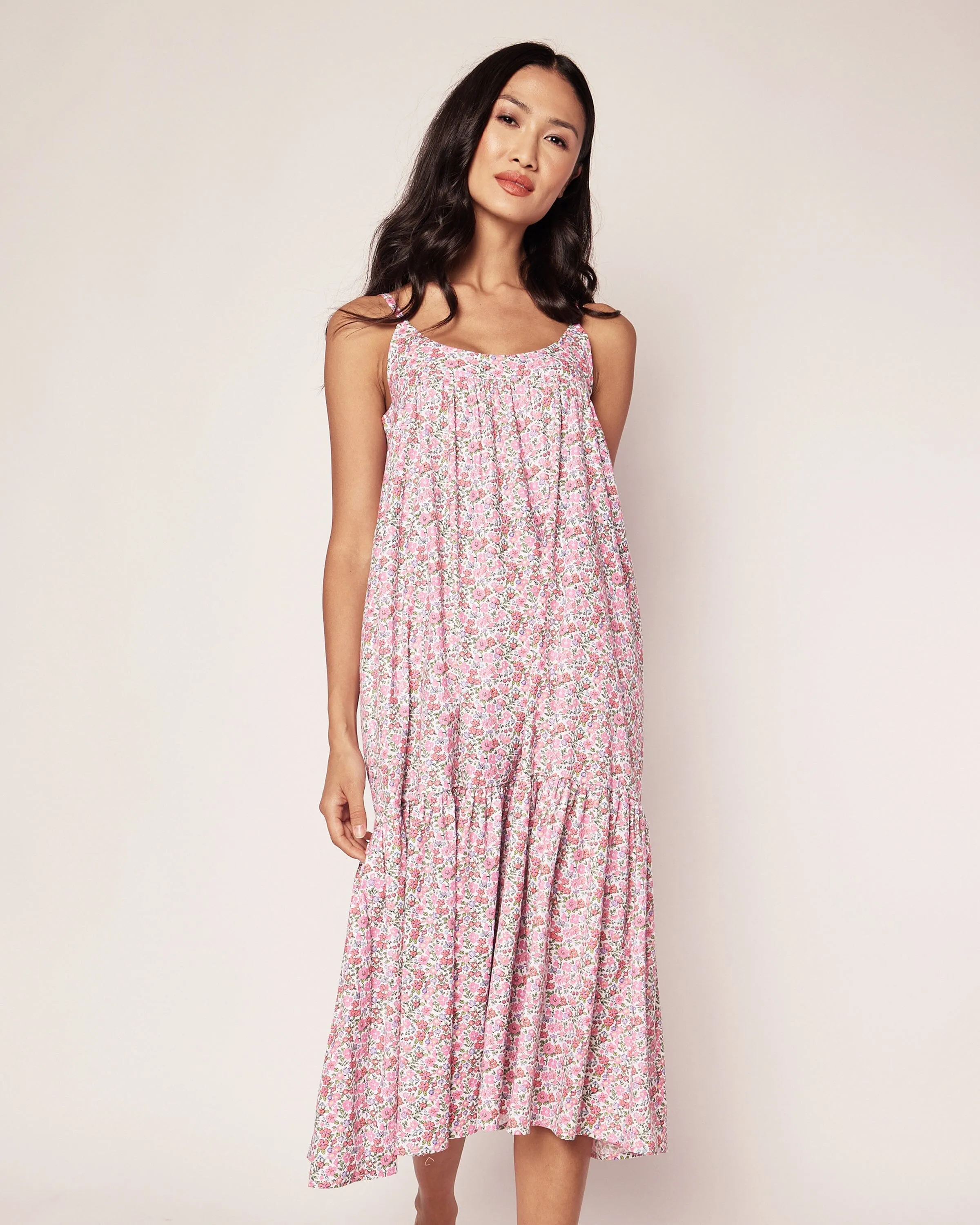 Women's Twill Chloe Nightgown | Fleurs de Rose